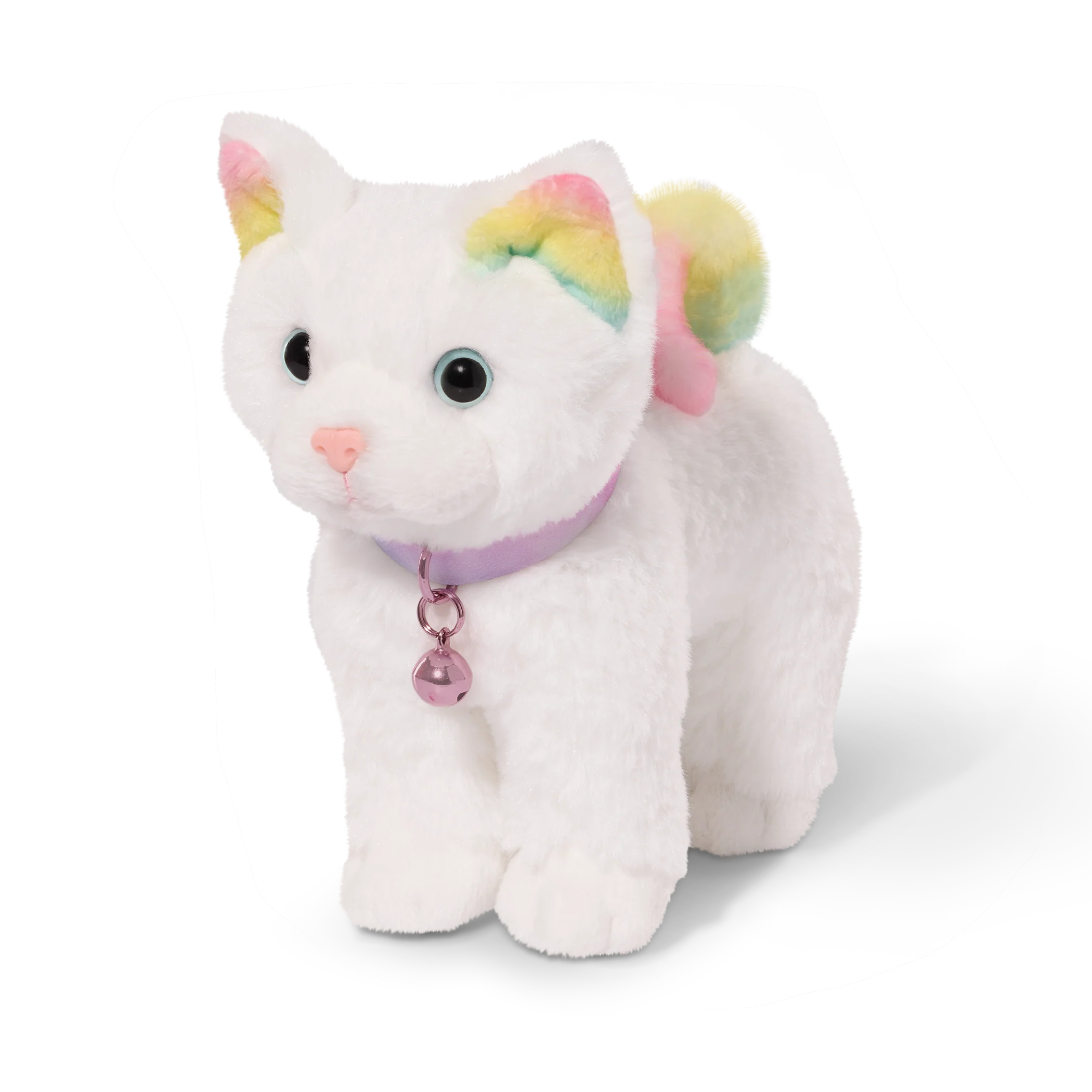 Posable Angora Cat Plush