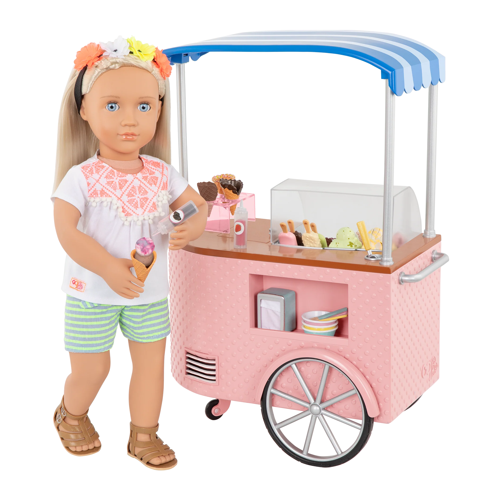 Two Scoops Ice Cream Cart