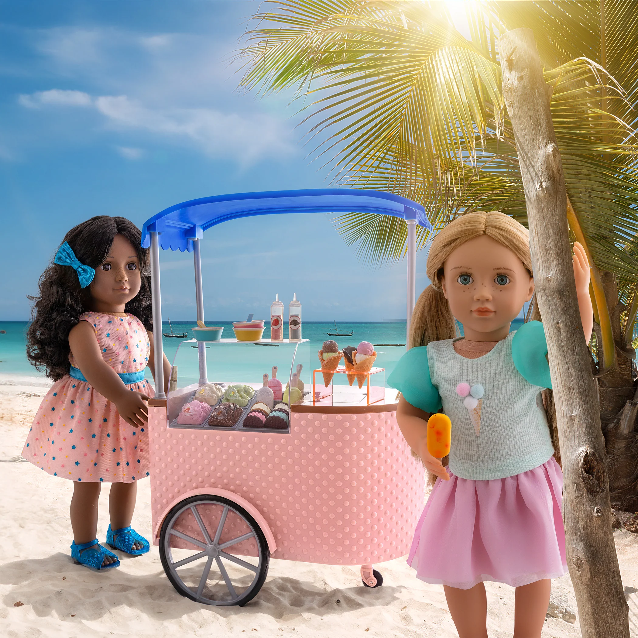 Two Scoops Ice Cream Cart - Image 9